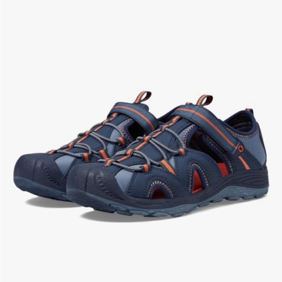 Merrell Other - Merrell Kids Hydro 2 Navy Orange Sandal, Size 4M
